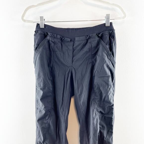 Lululemon Mid Rise Studio Straight Leg Pants Black 6 - Picture 3 of 9